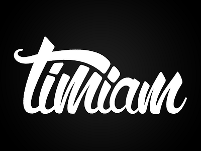Timiam Script brand identity logo logotype script timothy brennan