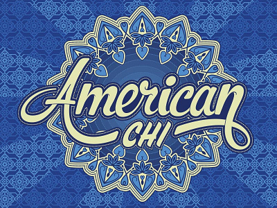 American Chi hand lettering illustration moroccan timothy brennan type design vector