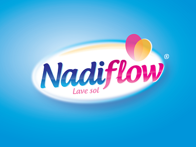 Nadiflow logo bleu brand clean identity propre