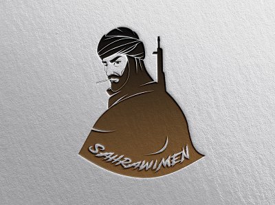 SAHRAWIMEN Logo brand branding design illustration logo logodesign vector