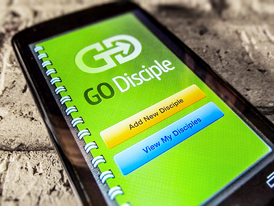 Go Disciple App app christian mobile ui