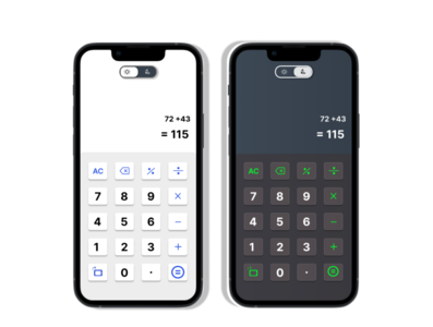 Calculator by Anand on Dribbble