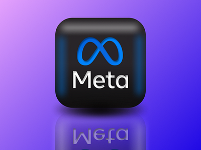 Meta Icon Design 005 branding dailyui icondesign logo meta ui