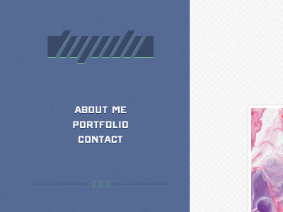 Flugeiden.com - remake blue flugeiden grey grid logo minimalistic portfolio simple web