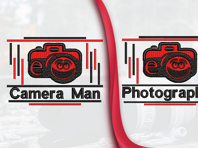 Camera Man and Photographer Embroidery Design
