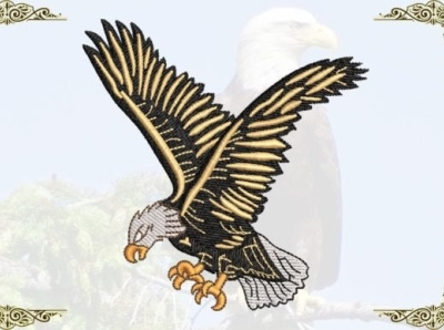 Eagle Embroidery Design