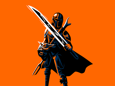 The Mandalorian.. design graphic design icon illustration vector