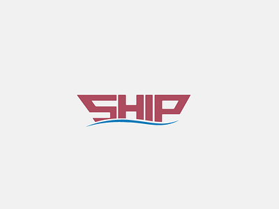 Ship | Word as Image brand branding calligraphy creative folder icon identity logo ship ship logo boat boat logo typography word as image