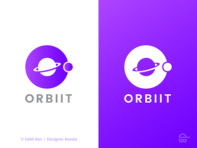 Orbiit Identity concept. brand branding design mark earth identity logo negative space orbit planet