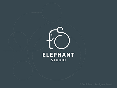 Elephant Studio agency animal brand branding camera creative elephant elephantlogo es logo photographer photography shutter studio