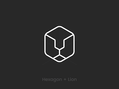 System Design box box design box logo branding branding agency cube hexagon identity lion lionlogo lionminimal logogrid logoprocess