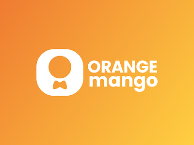 Orange Mango brand branding child children circle clothing face fashion identity illustration kids logo mango mark orange tie typography