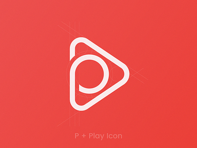 Playback Pictures brand branding branding agency icon illustration letter p lettering logo logomark play play button play icon play logo