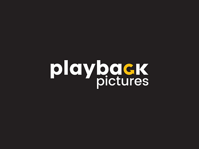 Playback Pictures Identity Exploration brand branding design film identity logo mark movie playback typography