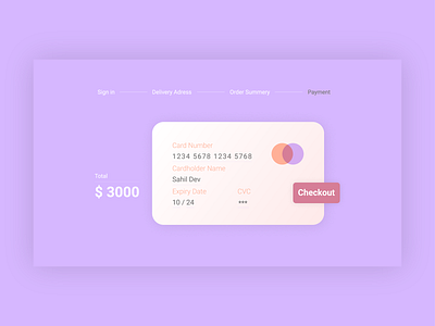 DailyUI 002 - Credit Card Checkout credit card credit card checkout credit cards creditcard daily ui dailyui ui uiux