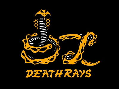 DZ Deathrays - Merchandise illustration merch music snake