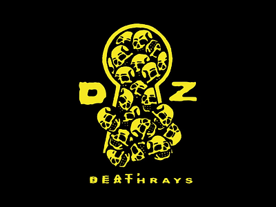 DZ Deathrays Merchandise 2 catacomb illustration merch skull