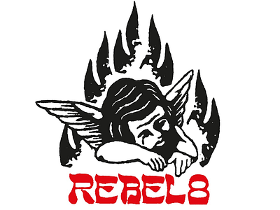 Rebel 8 Tee Graphic