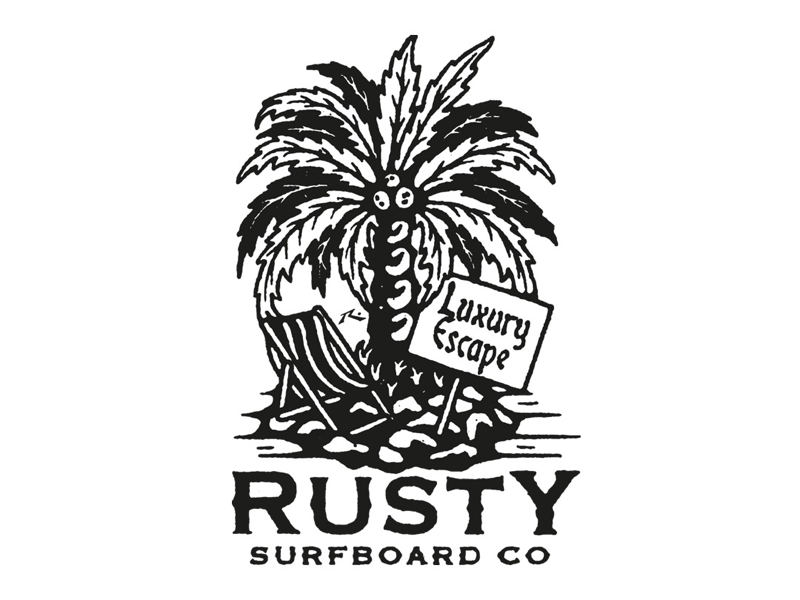rusty surf logo