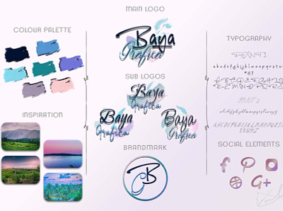 ✨ Baya Grafica Logo Design ✨ brand design branding design graphic design logo logo design