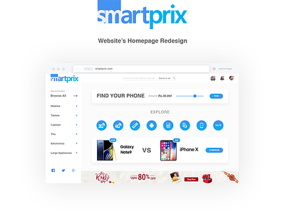Smartprix Website Redesign Concept