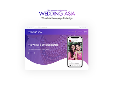 WeddingAsia - Website Redesign Concept