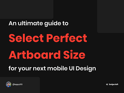 An ultimate guide to select the perfect artboard size for mobile
