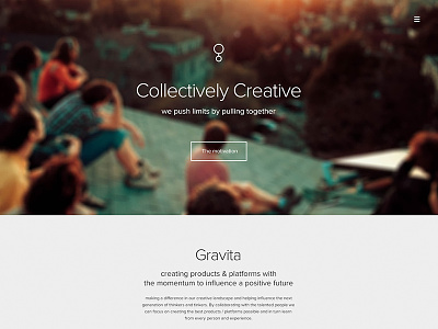 Gravita - Stealth Mode collaboration collective creative design gravita ui ux