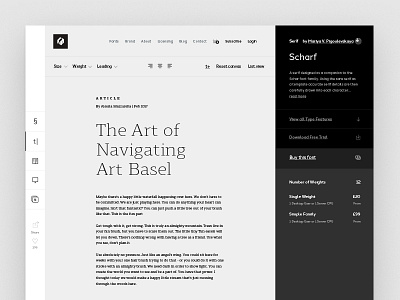Font Landing Page By Benn Raistrick For Gravita On Dribbble