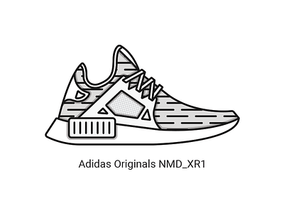 Adidas Nmd R1 templates and downloadable graphic on