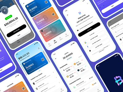 Crypto app UI design