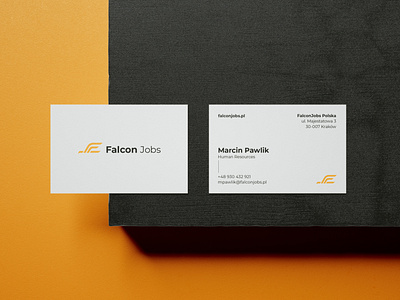 FalconJobs Brand Identity building falcon falcon logo hr industrial job logo work