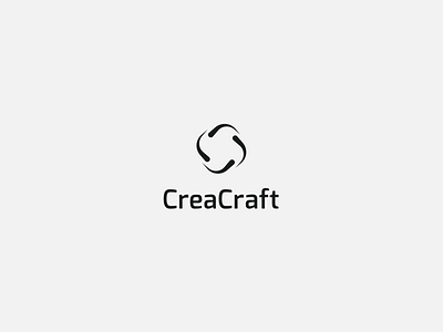 CreaCraft brand branding design letter logo typeface. lettering typography