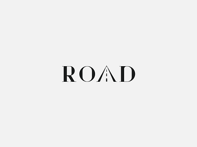 Road brand branding design letter logo road typeface. lettering typography