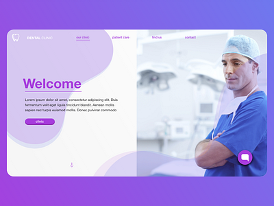 Dentist Web Site - Landing page