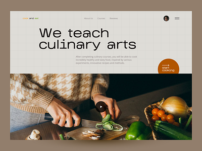 Cooking Course Concept