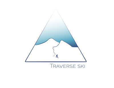 Day 8 Logo Challenge branding dailylogochallenge design graphic design illustrator logo ski traverse vector