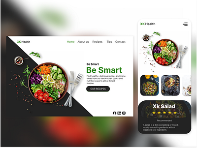 Xk Health graphic design ui