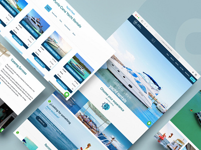 Punta Cana Yacht Rentals branding graphic design ui