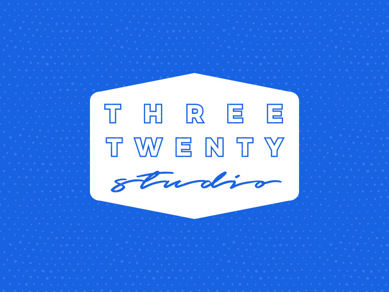 Three Twenty Studio Logo by Danielle Tyler on Dribbble