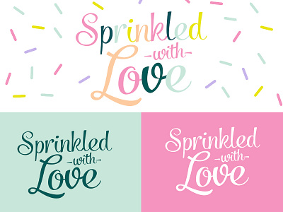 Sprinkled with Love 52 logos branding identity logo logo design pattern sprinkle