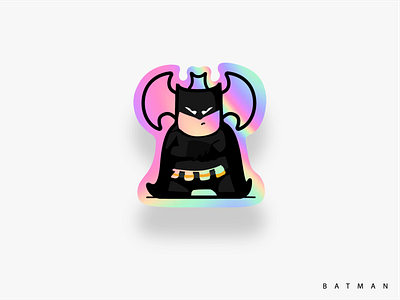 Stickermule Angry Batman