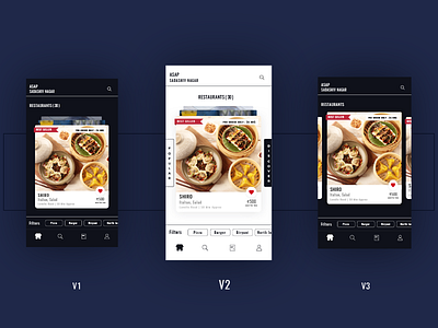 Restaurant list design app card concept delivery design explore food interface restaurant trials ui ux