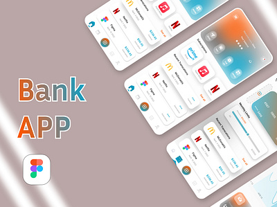 FUI bank App 3d animation branding graphic design logo motion graphics ui