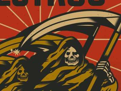 Join or die death grim propaganda reaper vintage