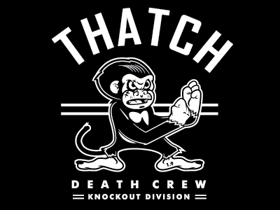 Knockout Division chimp death fight k.o. knockout lockup monkey ufc vintage