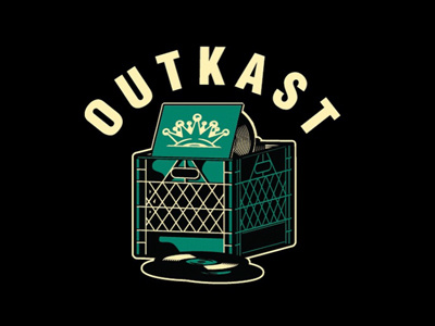 outkast logo font