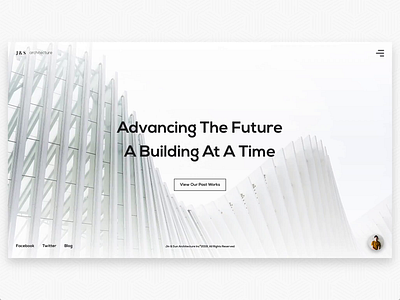 Architecture Design Firm Landing Page architechture daily ui dailyui design firm landing page landing page design landing page ui ui uidesign visual identity