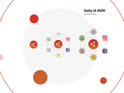 DailyUI #010 - Social Share adobe xd branding dailyui design graphic design illustration logo ui ux