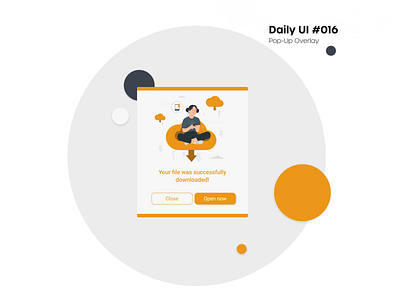 DailyUI #016 - Pop-up / Overlay adobe xd branding dailyui design graphic design illustration logo ui ux vector